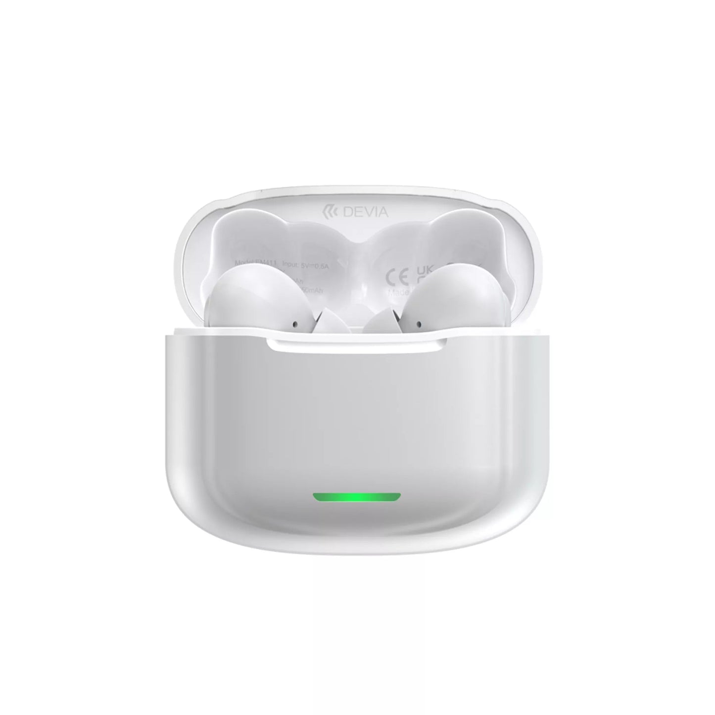 Devia - ANC - E1 - True Wireless Earbuds & Powerbank - White - Tech Access Unclassified