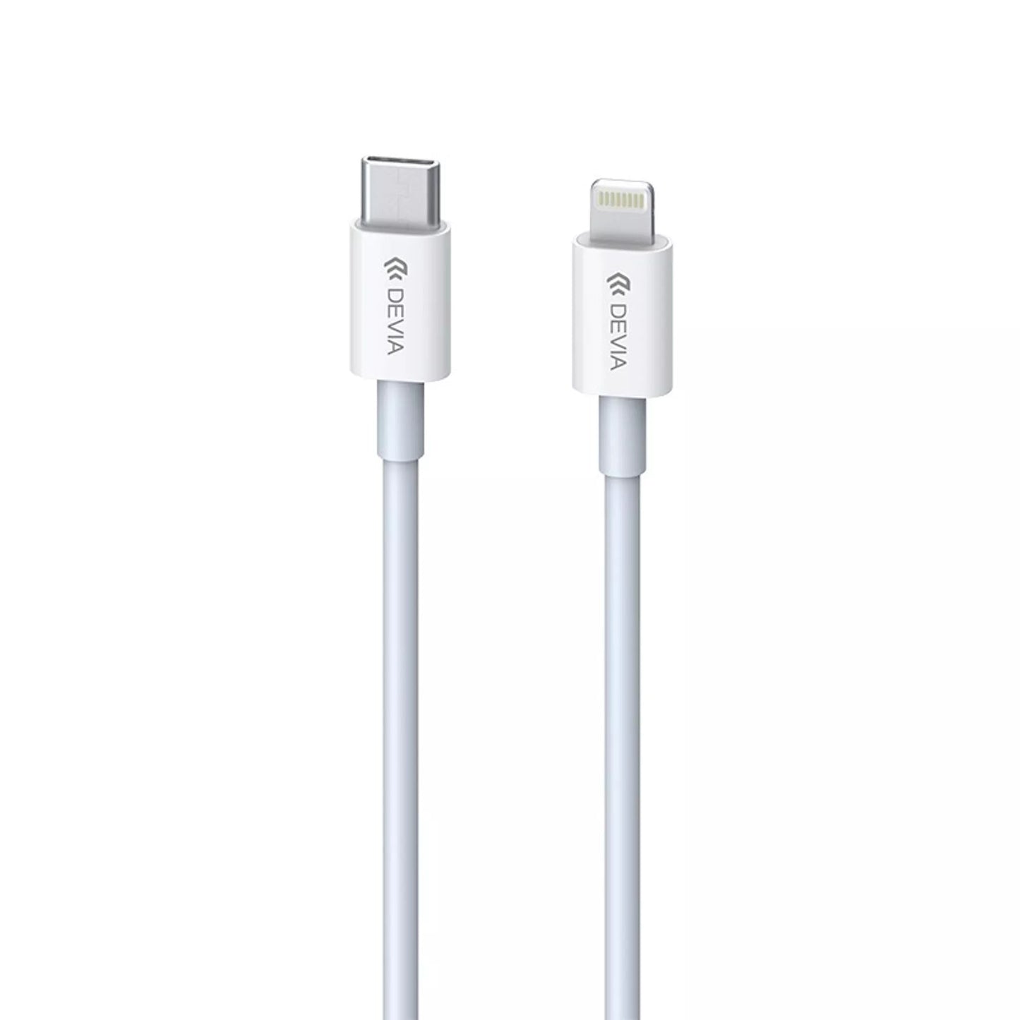 Devia / Comma - 1.5m (27W) Power Delivery - Type C to MFI Lightning Cable - White - Tech Access Unclassified