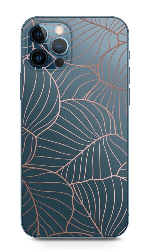 Devia - Pack of 5 Intelligent Mobile Phone Back Skin Protectors - Flowery Clear - Rose Gold - Tech Access Unclassified