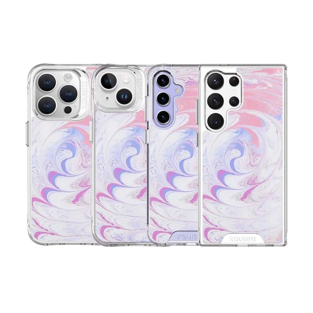 Devia - Pack of 5 Intelligent Mobile Phone Back Skin Protectors - Rose Marble - Tech Access Unclassified