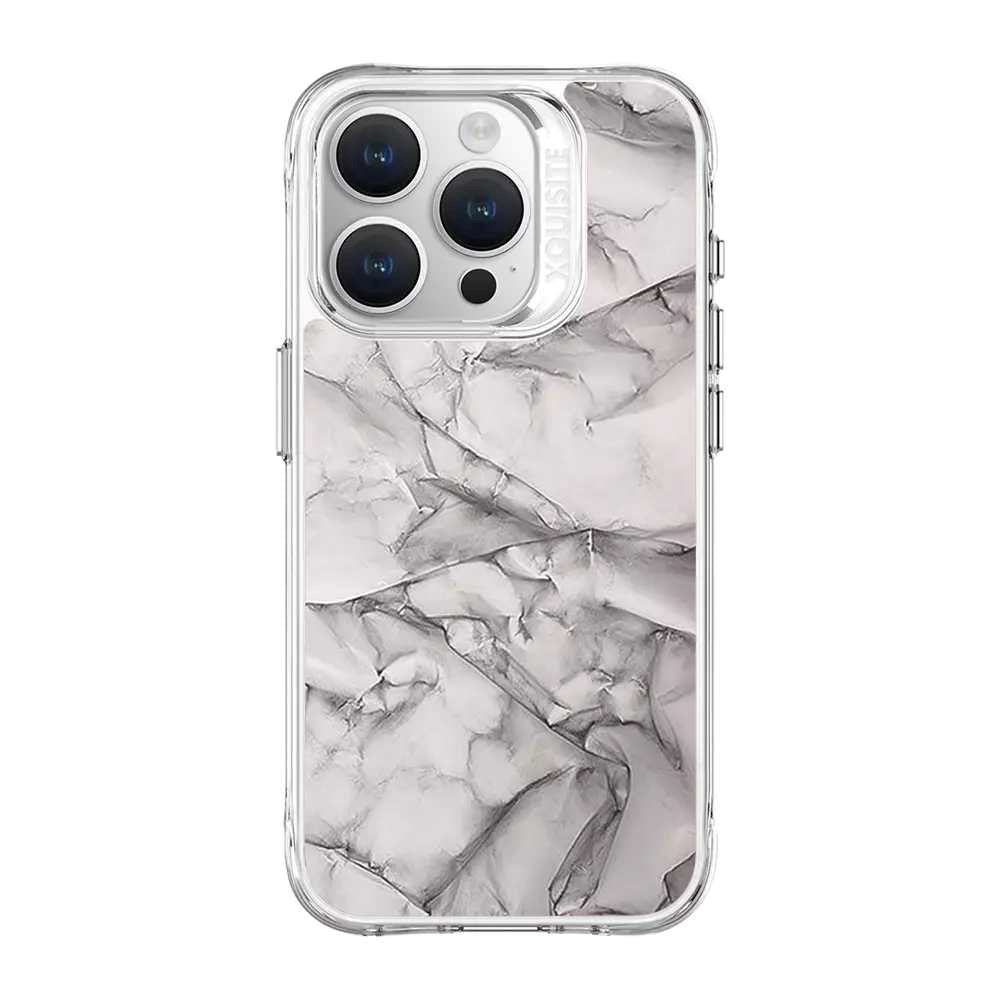 Devia - Pack of 5 Intelligent Mobile Phone Back Skin Protectors - White Marble - Tech Access Unclassified