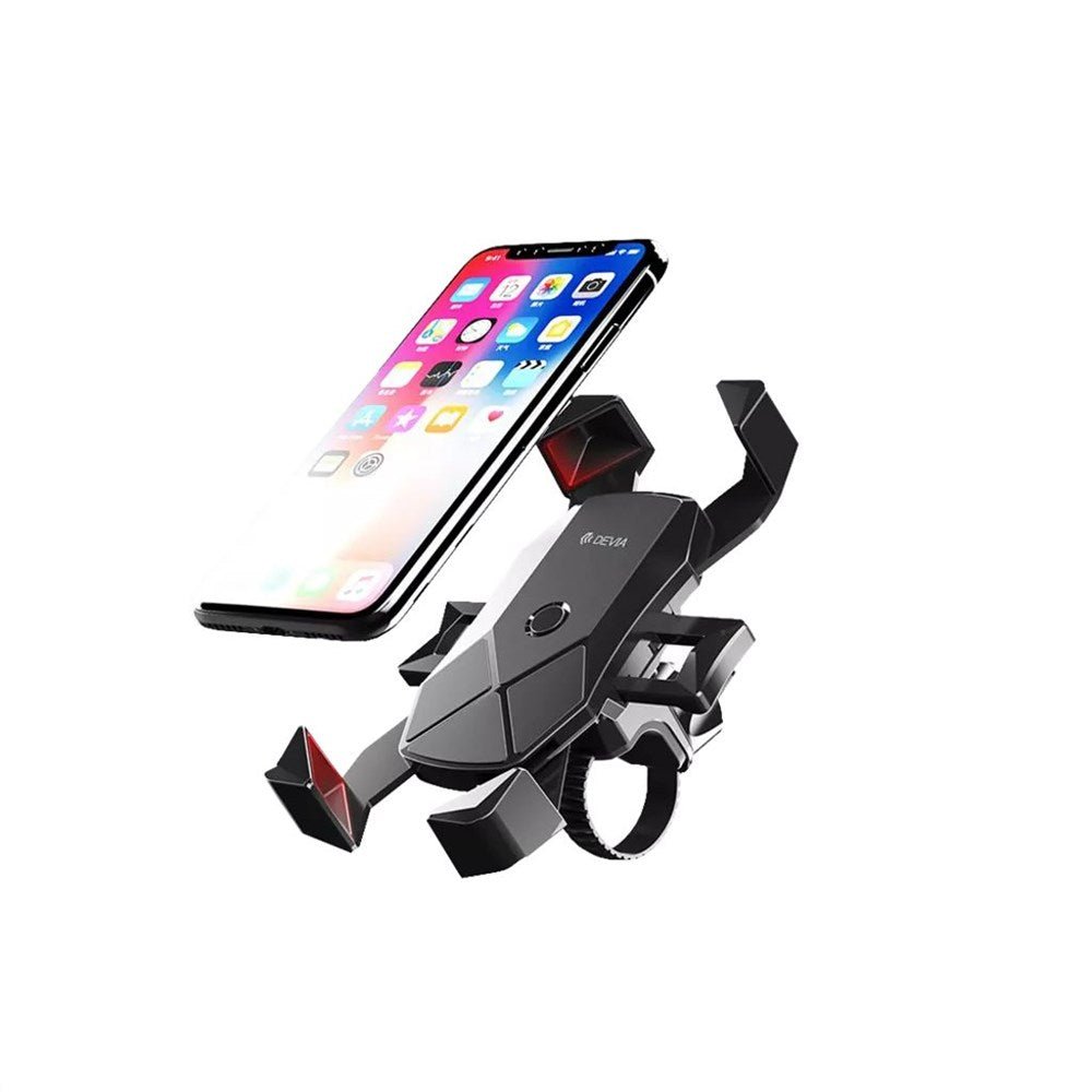 Devia - Universal Motorcycle, Bike & E - Scooter Mount Holder - Black - Tech Access Unclassified