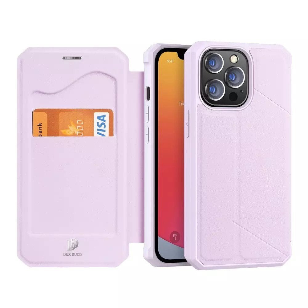 Dux Ducis - Skin X Wallet for iPhone 13 Pro - Pink - Tech Access Dux Ducis - Skin X