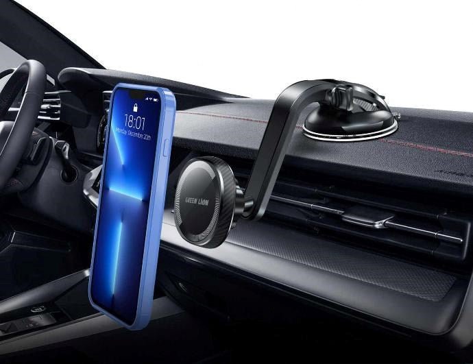 Green Lion Halo Magsafe Car Holder - Black - Tech Access Unclassified