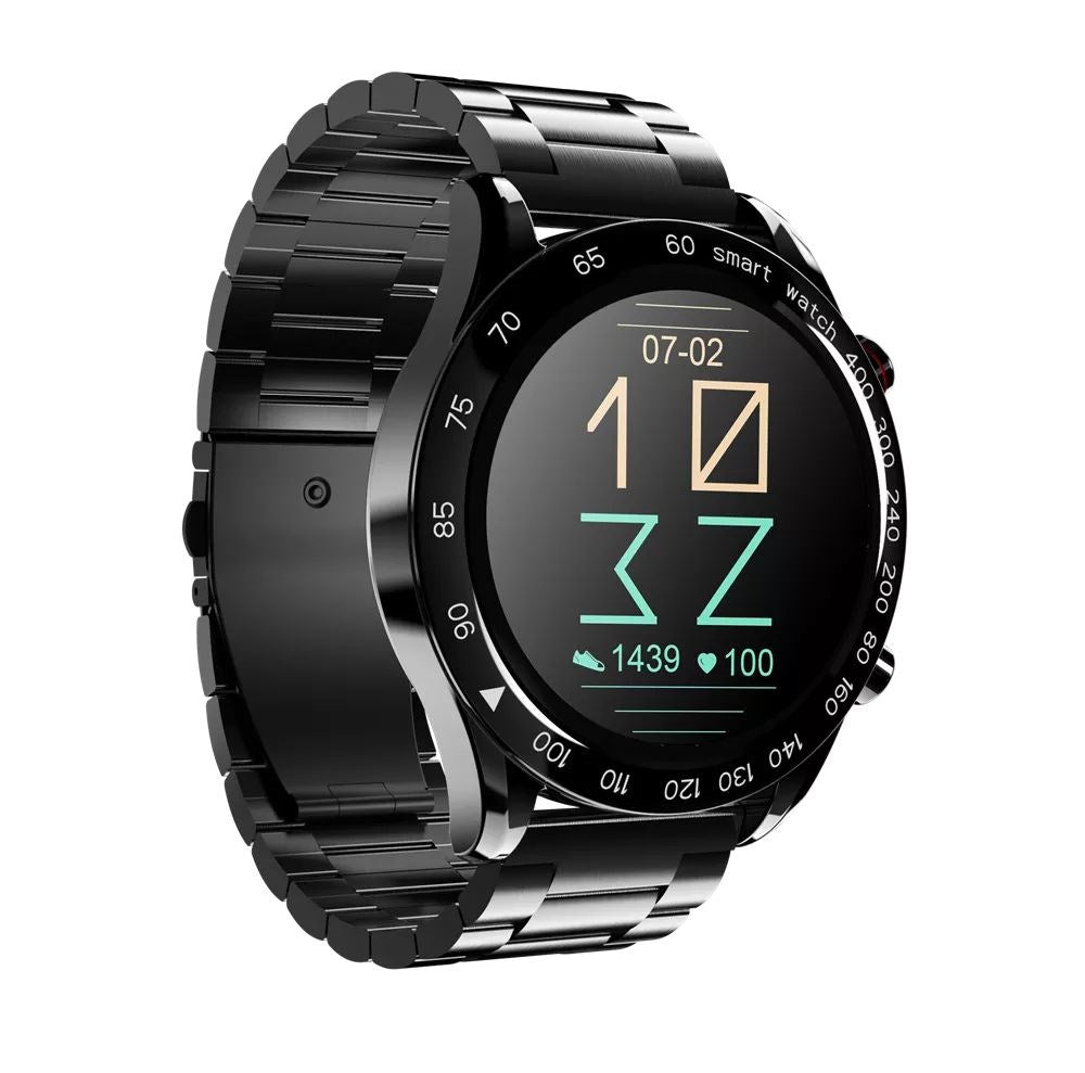 HiFuture - FutureGo Pro - Stainless Steel Bluetooth SmartWatch - Black - Tech Access Unclassified