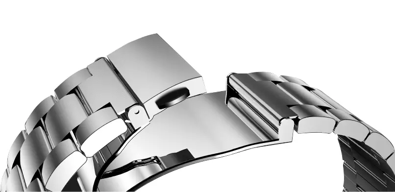 HiFuture - FutureGo Pro - Stainless Steel Bluetooth SmartWatch - Silver - Tech Access Unclassified