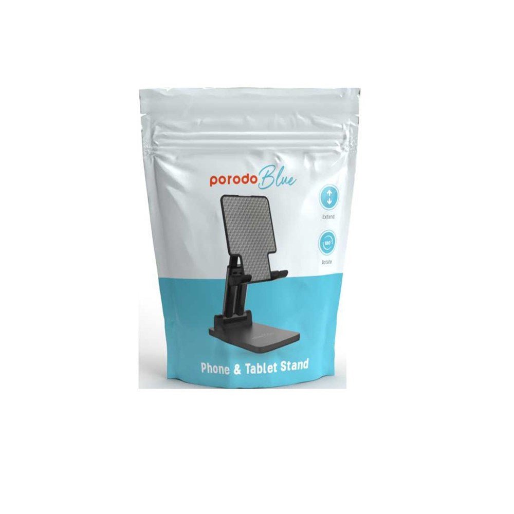 Porodo Blue Adjustable Phone & Tablet Stand 13CM - Black - Tech Access Unclassified