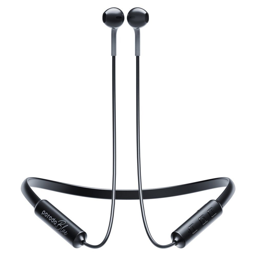 Porodo Blue ENC Neckband Apple Buds Earphones - Black - Tech Access Unclassified