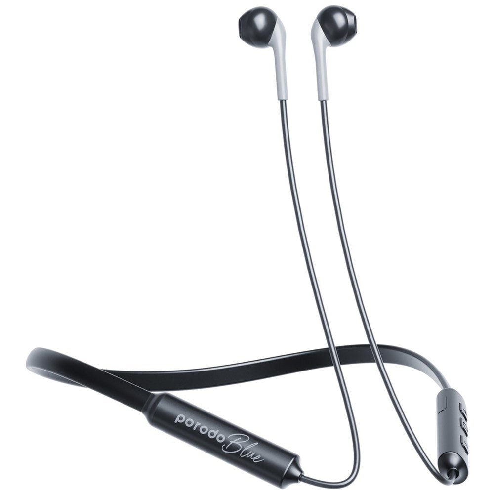 Porodo Blue ENC Neckband Apple Buds Earphones - Black - Tech Access Unclassified