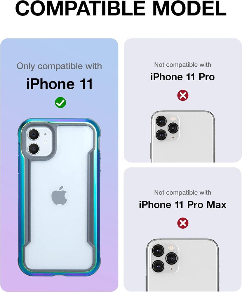 Raptic Shield for iPhone 11 - Iridescent - Tech Access Raptic