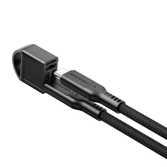AMAZINGthing - Thunder Pro - 20cm - 240W USB - C to USB - C Cable - Black - Tech Access Unclassified