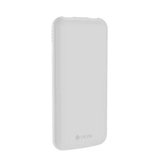Devia - 10,000mAh Powerbank & USB, Lightning, MicroUSB & Type C Cable - White - Tech Access Unclassified