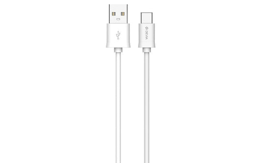 Devia - 1m (2.1A) USB to Type C Cable - White - Tech Access Unclassified
