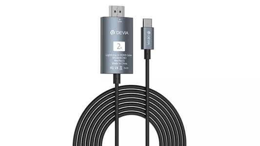 Devia - 2m 1080p HDMI to Type C Cable - Black - Tech Access Unclassified