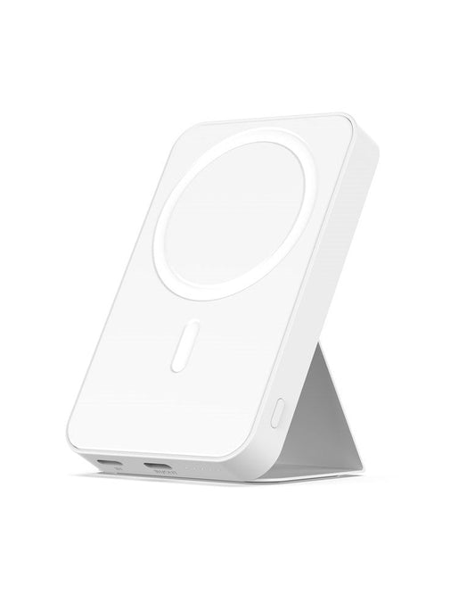 Devia - 5,000mAh 20W PD MagSafe Powerbank & Desktop Stand - White - Tech Access Unclassified