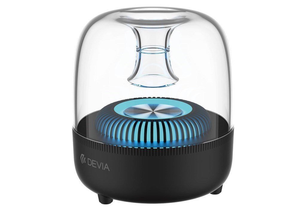 Devia - 5W 360 Crystal HIFI Bluetooth Wireless Speaker - Multicoloured Black - Tech Access Bluetooth Speakers