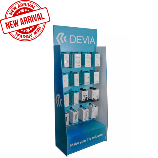 Devia - Floor Standing Display Unit - 16 Hooks - Tech Access Unclassified
