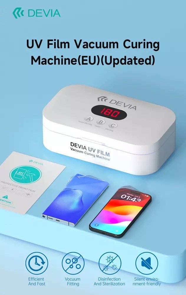 Devia - Intelligent UV Film Vacuum Curing Lamp Machine - White - Tech Access Unclassified