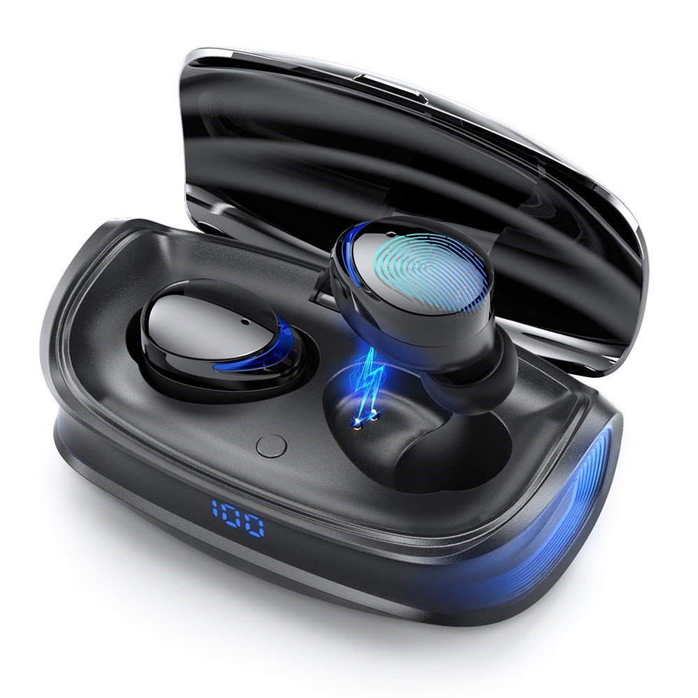 Devia - Joy A9 - Digital Display True Wireless Gaming Earbuds & Powerbank - Black - Tech Access Unclassified