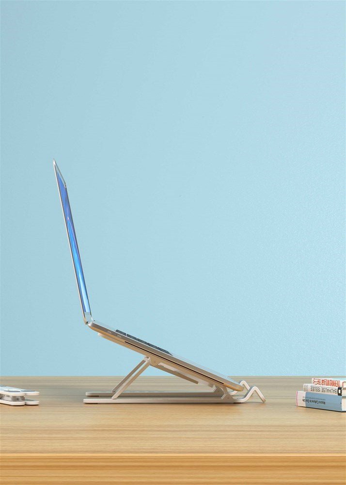 Devia - Kintone Desktop Tablet & Laptop Stand - Silver - Tech Access Devia