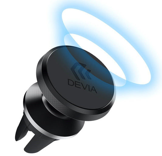Devia - Magnetic Plate Air Vent Car Holder - Black - Tech Access Unclassified