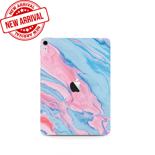 Devia - Pack of 1 - Large Sheet Intelligent Mobile Phone Back Skin Protectors (Cuts Two Phones Per Sheet) - Candy Marble - Tech Access Unclassified