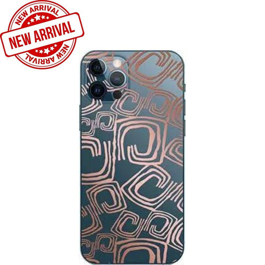 Devia - Pack of 5 Intelligent Mobile Phone Back Skin Protectors - Aztec Clear - Rose Gold - Tech Access Unclassified