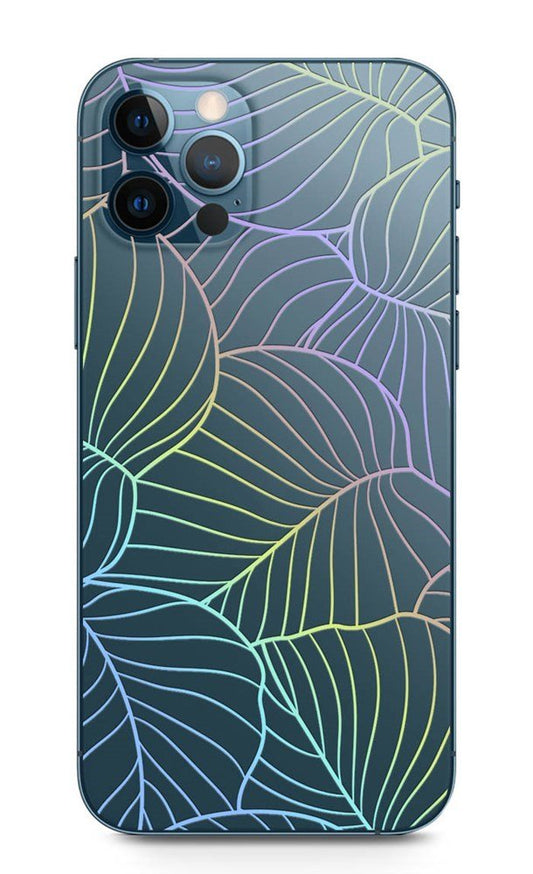 Devia - Pack of 5 Intelligent Mobile Phone Back Skin Protectors - Flowery Clear - Iridescent - Tech Access Unclassified