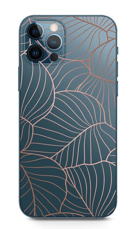 Devia - Pack of 5 Intelligent Mobile Phone Back Skin Protectors - Flowery Clear - Rose Gold - Tech Access Unclassified