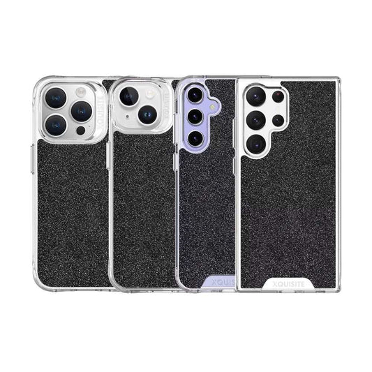 Devia - Pack of 5 Intelligent Mobile Phone Back Skin Protectors - Glitter - Black - Tech Access Unclassified