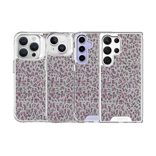 Devia - Pack of 5 Intelligent Mobile Phone Back Skin Protectors - Glitter - Leopard - Tech Access Unclassified