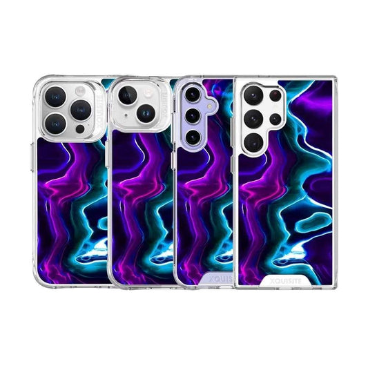 Devia - Pack of 5 Intelligent Mobile Phone Back Skin Protectors - Purple Nexus - Tech Access Unclassified