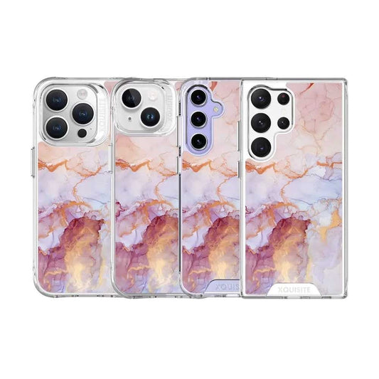 Devia - Pack of 5 Intelligent Mobile Phone Back Skin Protectors - Stained Marble - Tech Access Unclassified