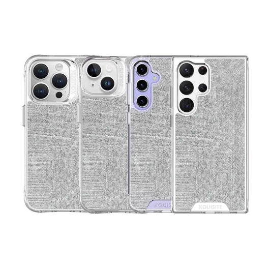 Devia - Pack of 5 Intelligent Mobile Phone Back Skin Protectors - Stone - Grey - Tech Access Unclassified