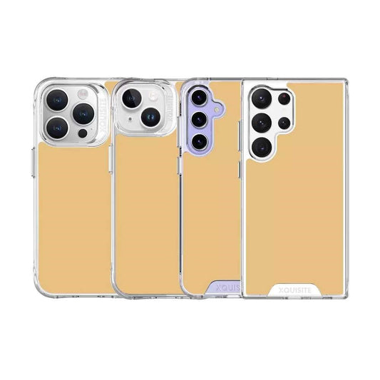 Devia - Pack of 5 - Small Sheet Intelligent Mobile Phone Back Skin Protectors (Cuts One Phone Per Sheet) - Gentle Yellow - Tech Access Devia