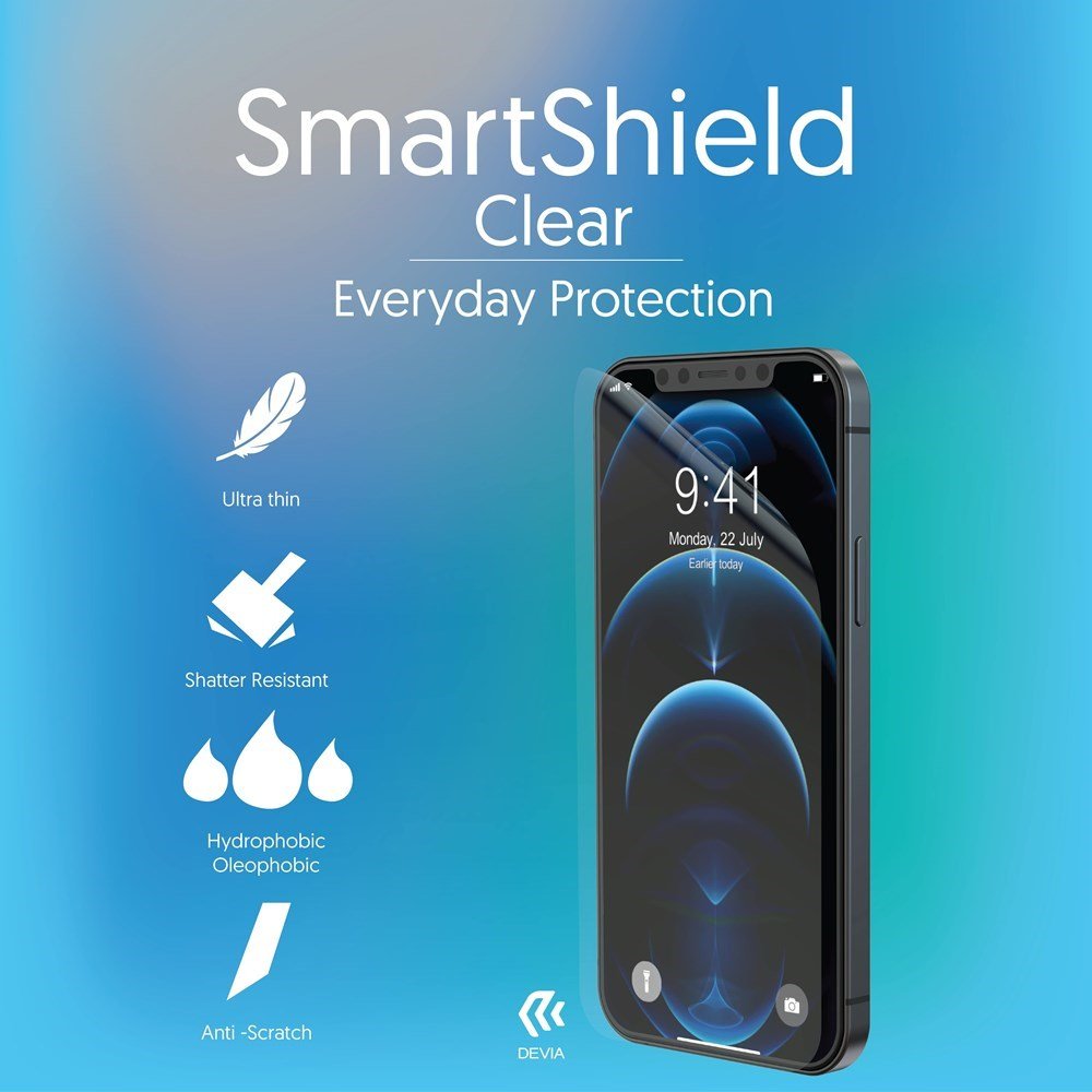Devia - Pack of 50 SmartShield - Clear - Smartphone - Tech Access Unclassified