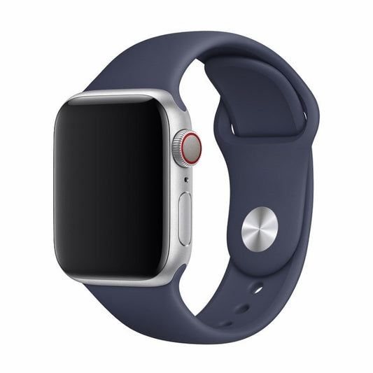 Devia - Silicone Strap for Apple Watch (38mm/40mm/41mm) - Midnight Blue - Tech Access Devia - Apple Watch Straps