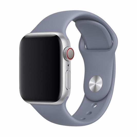 Devia - Silicone Strap for Apple Watch (42mm/44mm/45mm/49mm) - Lavender Grey - Tech Access Devia - Apple Watch Straps