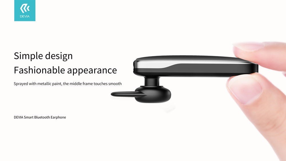 Devia - Smart Bluetooth HD Headset - Black - Tech Access Unclassified