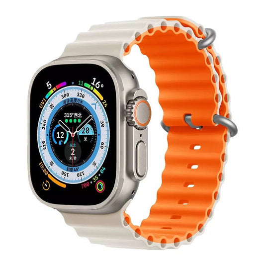 Devia - Sports Strap for Apple Watch (42mm/44mm/45mm/49mm) - Orange Starlight - Tech Access Devia - Apple Watch Straps