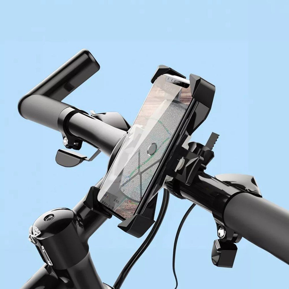 Devia - Universal Motorcycle, Bike & E - Scooter Mount Holder - Black - Tech Access Unclassified