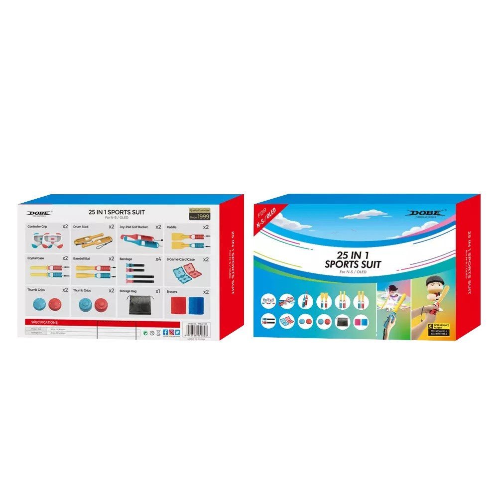 Dobe - 25 - in - 1 Sports Starter Kit for Nintendo Switch - Tech Access Unclassified
