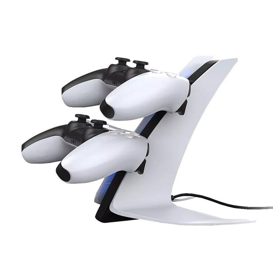 Dobe - Controller Charging Base for PlayStation 5 - Black & White - Tech Access Unclassified
