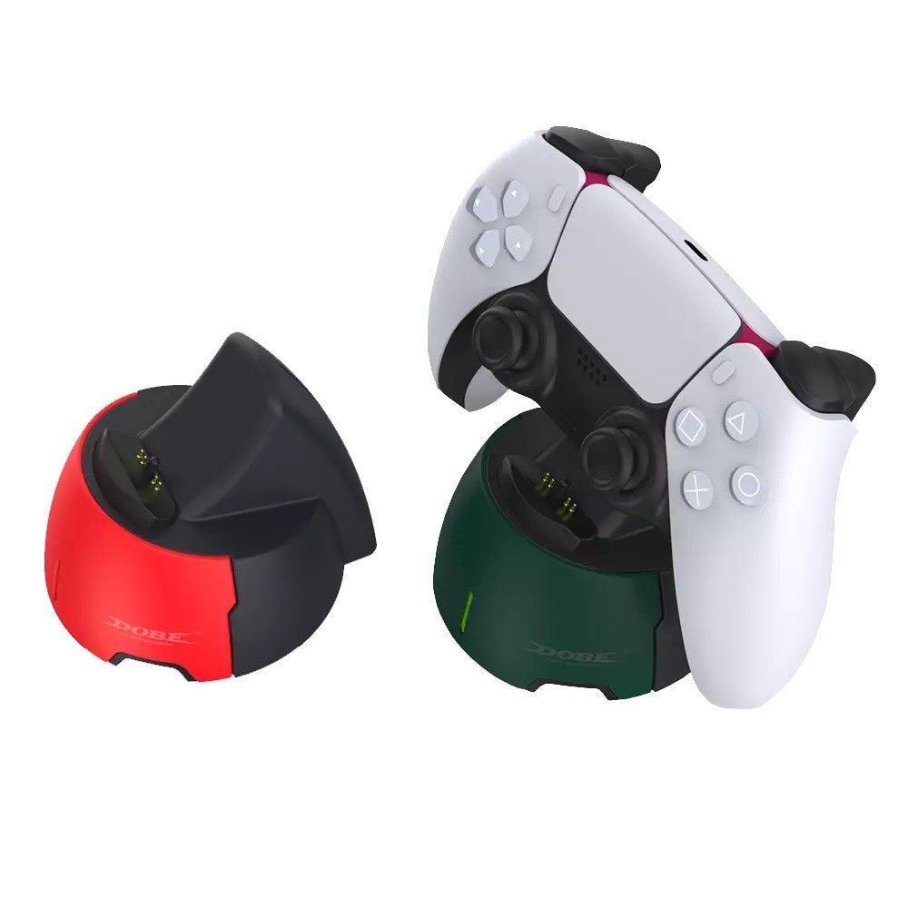 Dobe - Controller Charging Dock for PlayStation 5 - Red - Tech Access Unclassified