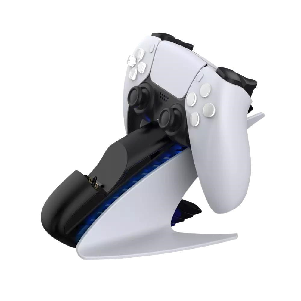 Dobe - Controller Charging Stand for PlayStation 5 - Black & White - Tech Access Unclassified