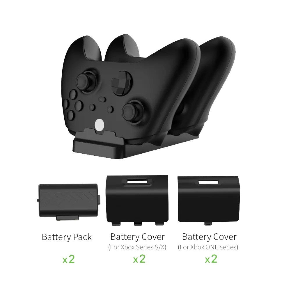 Dobe - Controller Charging Station for Xbox One X/S & Series X/S - Black - Tech Access Unclassified