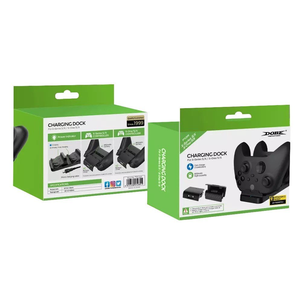 Dobe - Controller Charging Station for Xbox One X/S & Series X/S - Black - Tech Access Unclassified