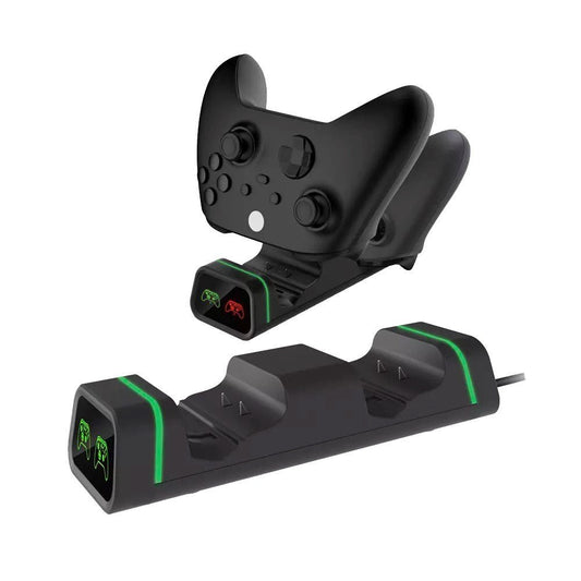 Dobe - LED Controller Charging Station for Xbox One X/S & Series X/S - Black - Tech Access Unclassified