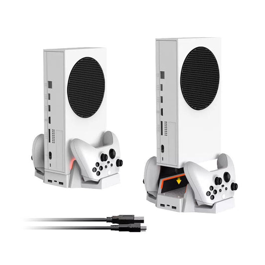 Dobe - Multifunctional Cooling & Charging Stand for Xbox Series S - White - Tech Access Unclassified