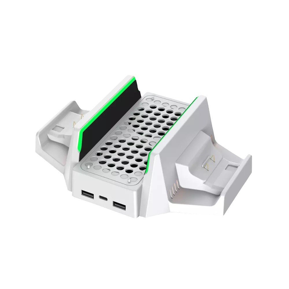 Dobe - Multifunctional Cooling & Charging Stand for Xbox Series S - White - Tech Access Unclassified